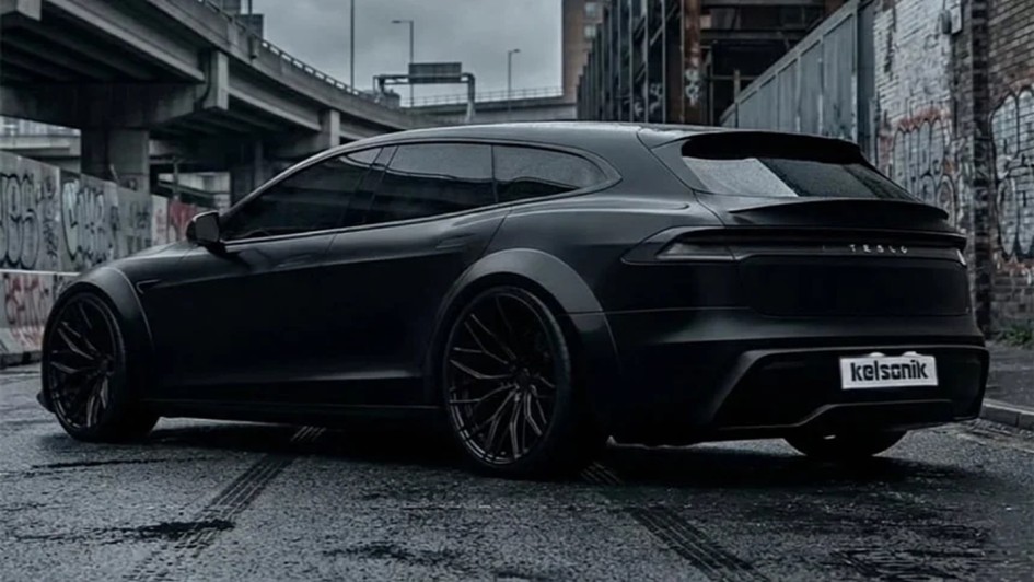 Tesla Model S Shooting Brake: необычный рендер и новые тренды в электрокарах