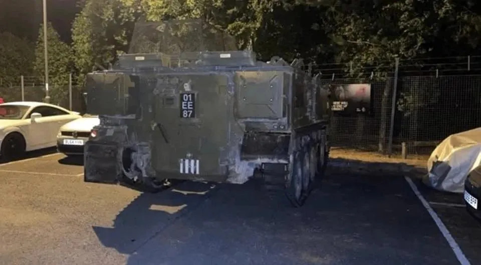 Британские военнослужащие в нетрезвом состоянии угнали бронетехнику и устроили chaos на дорогах
