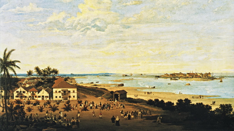 ​Ресифи времён правления Морица Нассау-Зигена. Художник Франс Пост. pubhist.com - Схватка за сахар | Warspot.ru
