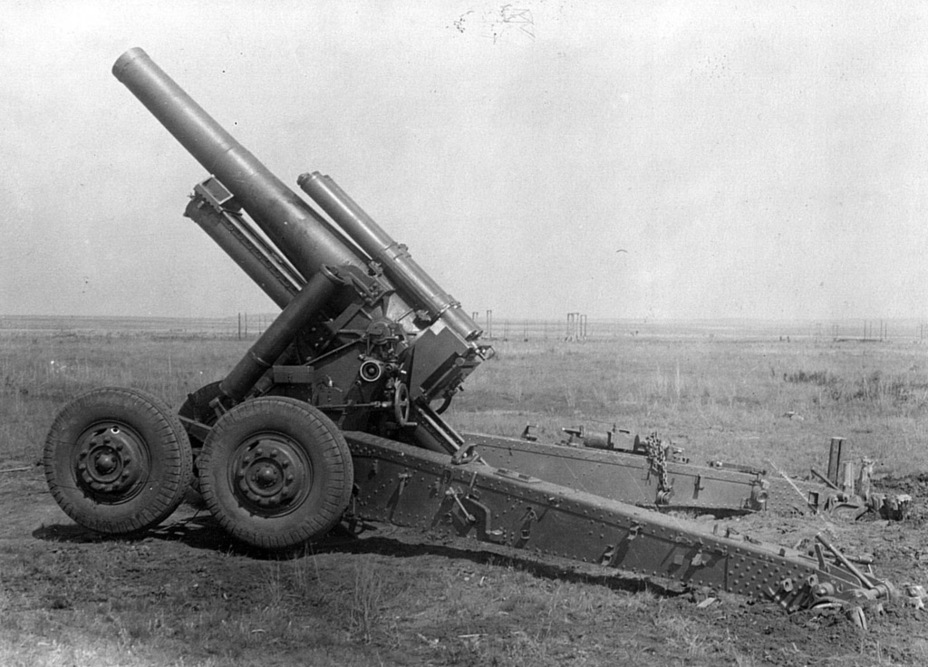 ​203-мм корпусная гаубица У-3, 1942 год - «Зверобои» большого калибра | Военно-исторический портал Warspot.ru