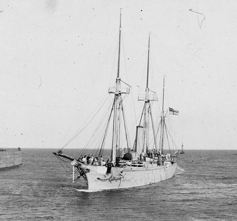 ​Германский колониальный шлюп SMS Albatross в 1888 году seawarpeace.ru - Каролинский кризис 1885 года: чехарда вокруг флага | Warspot.ru