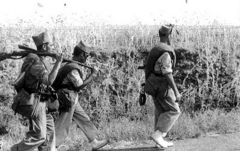 ​Легионеры на патрулировании на севере Испании, 1940-е годы - Испанский легион | Warspot.ru
