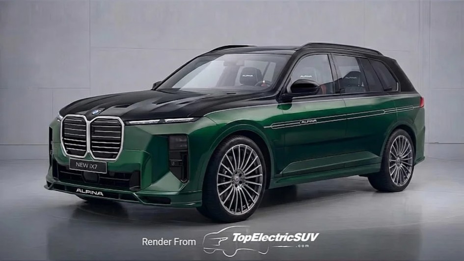 BMW готовит электрический iX7 и Alpina iX7 100: первые подробности и рендеры