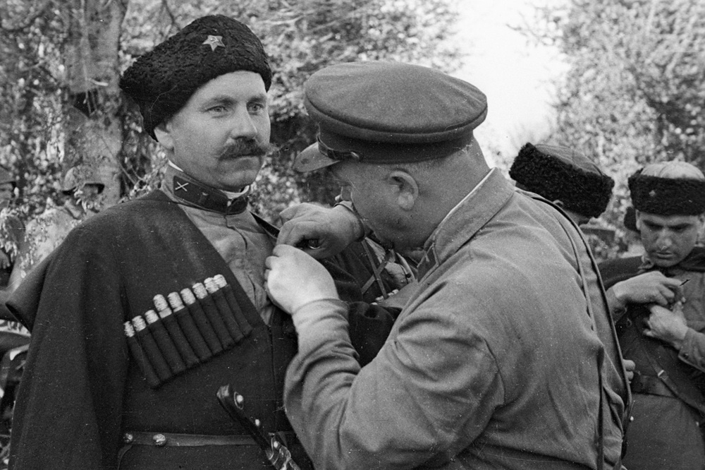 Награждение Степана Тихоновича Чекурды