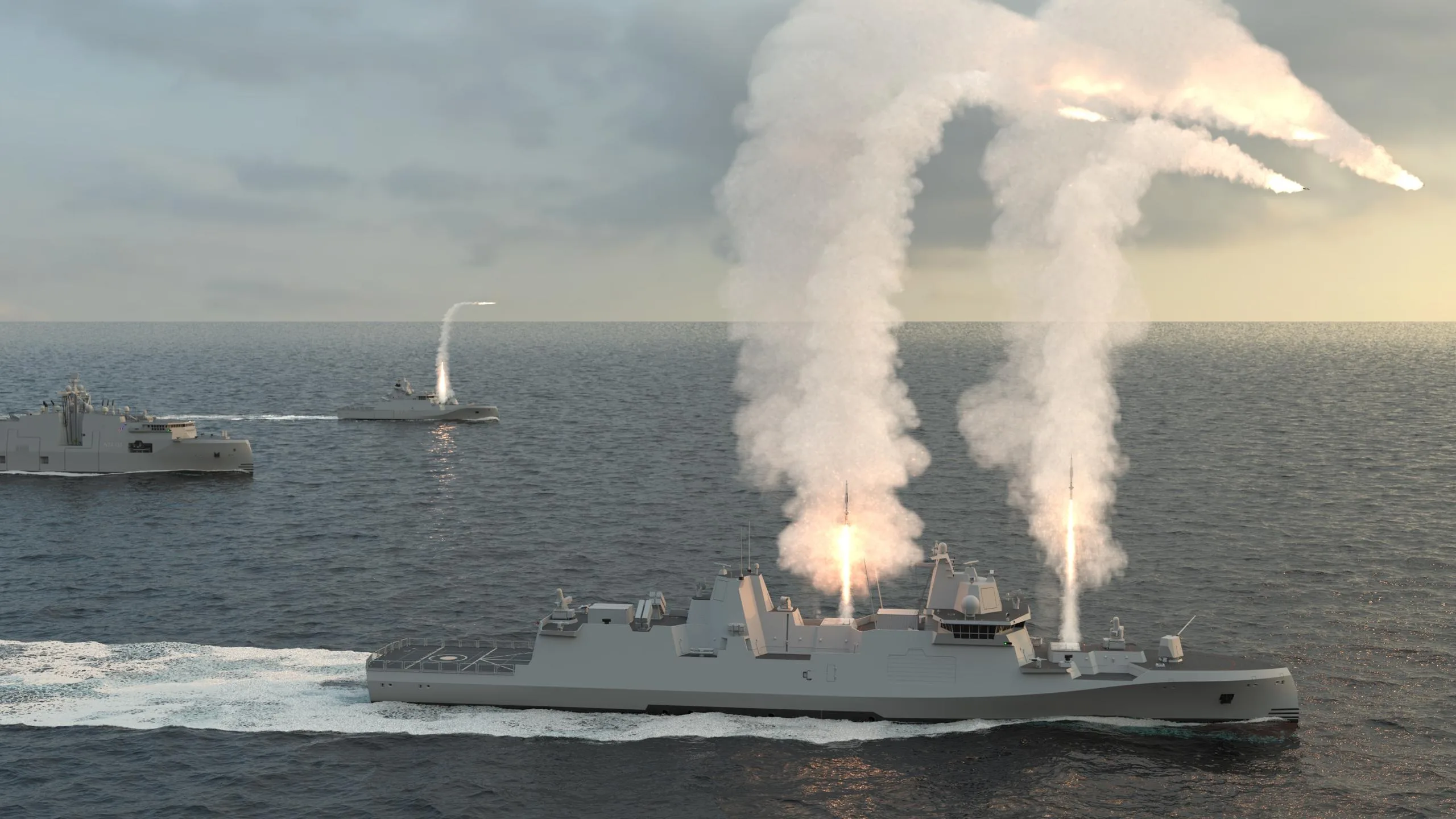 Новый фрегат GMF 140: Rheinmetall анонсировал современные решения для морской безопасности
