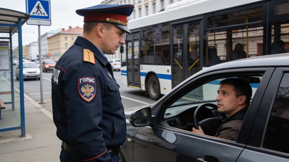 ГИБДД ужесточила контроль: объезд автобуса на остановке - риск лишиться прав
