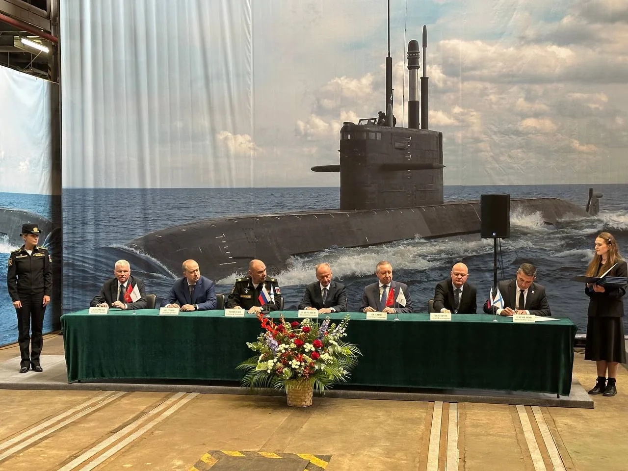 Закладка шестой дизель-электрической подводной лодки проекта 677 «Лада» для ВМФ РФ