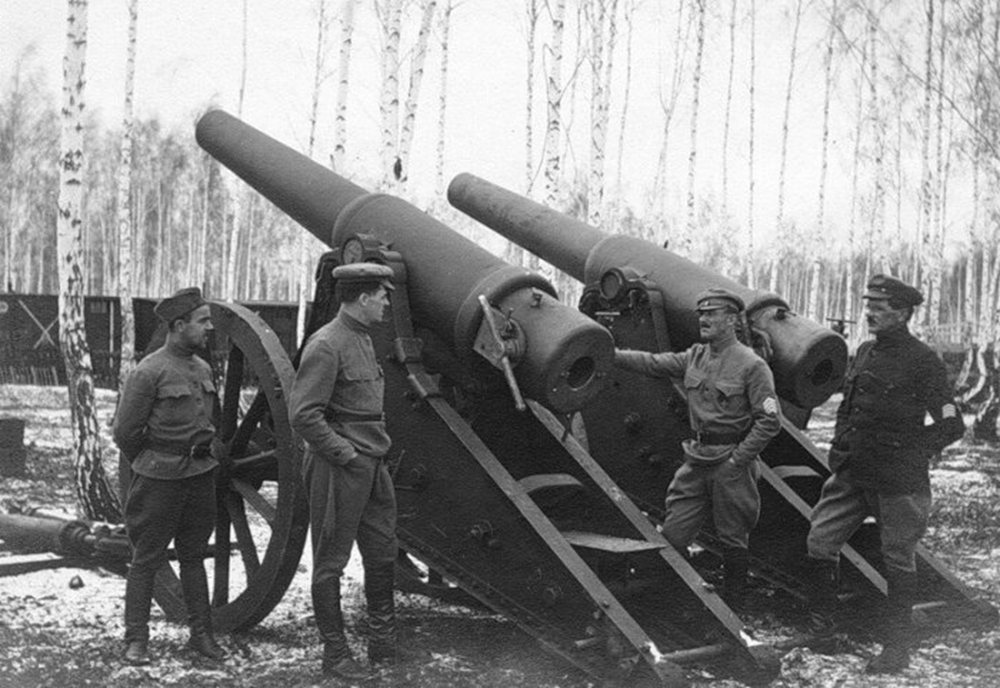 Пушки 1877 года, конечно же, имели прицел