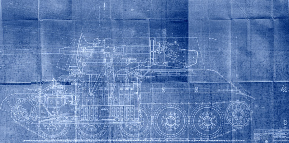 ​Продольный разрез У-20-II. Стремление ГАУ КА к использованию серийных орудийных систем стало причиной специфичной компоновки САУ - У-20: советские истребители танков с круговым обстрелом | Военно-исторический портал Warspot.ru
