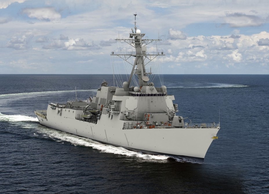 ​Визуализация эсминца Jack H. Lucas (DDG-125). defensenews.com - Эсминцы Arleigh Burke получат «суперрадар» | Warspot.ru