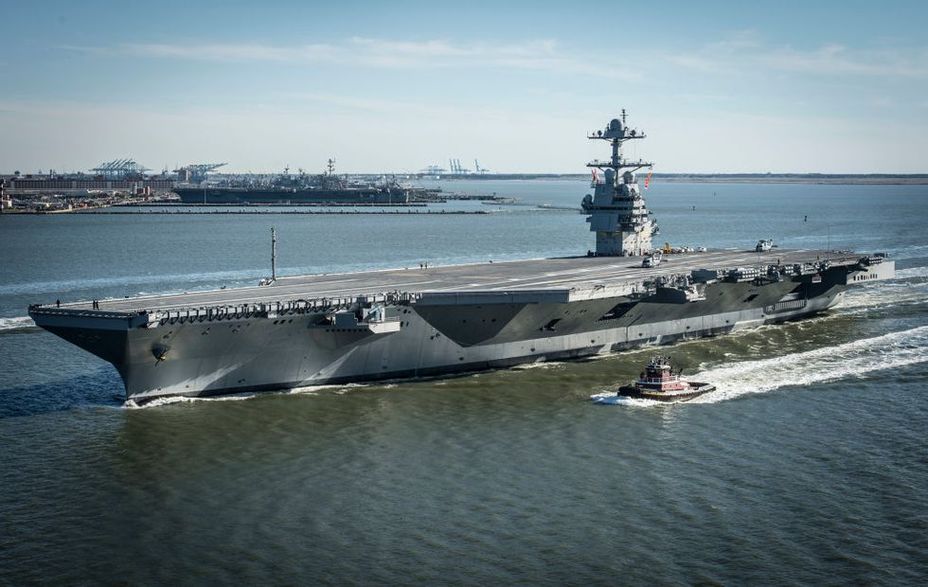​Американский авианосец USS Gerald R. Ford. popularmechanics.com - 100 лет авианосцу. Что дальше? | Warspot.ru