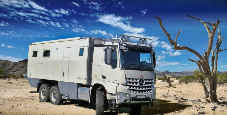 Action Mobil Atacama 7200 Arocs: внедорожный дом на колесах с кухней и санузлом