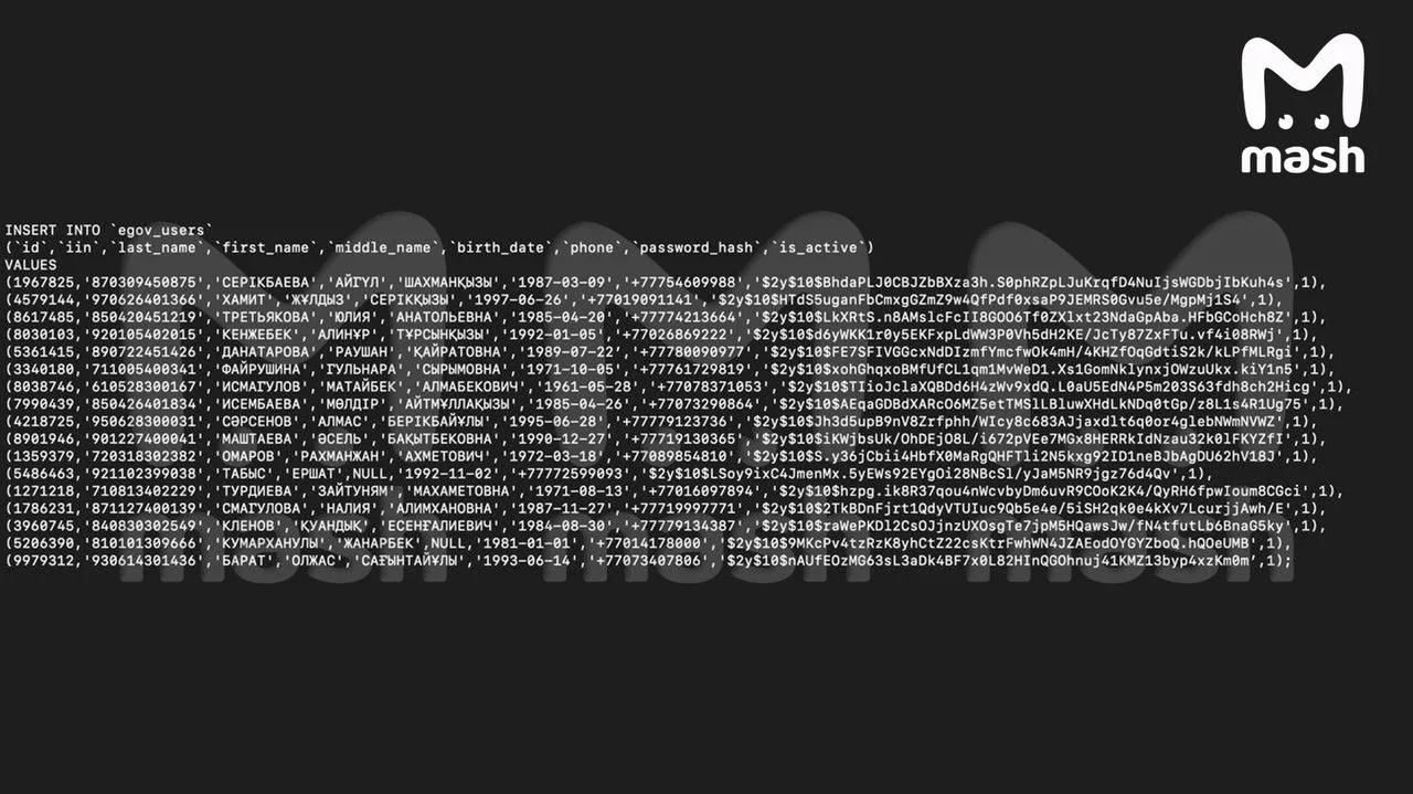 В даркнете оказались данные 15 миллионов казахстанцев — последствия взлома eGov вызывают тревогу