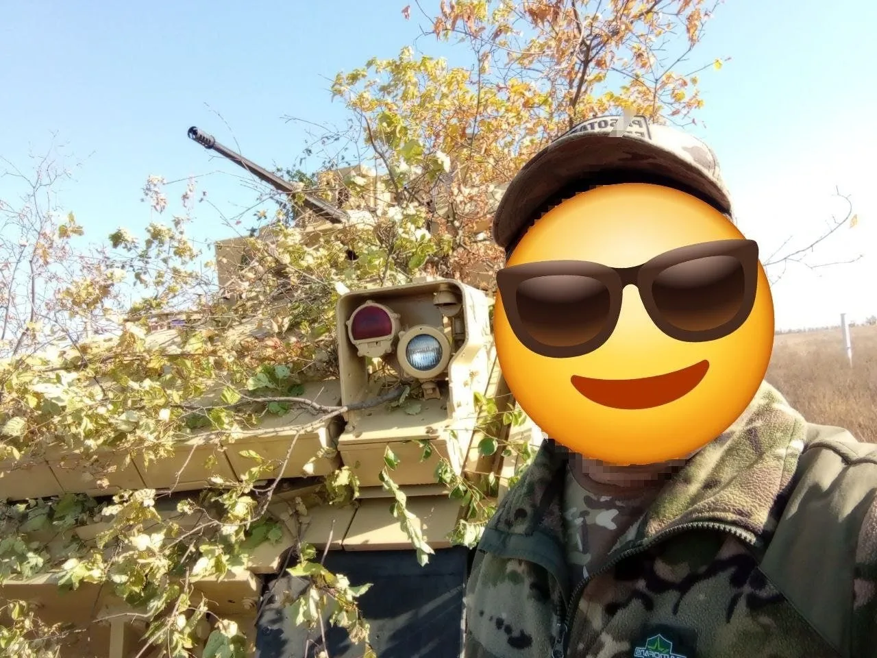 БМП M2A2 Bradley ODS-SA в качестве учебного пособия на полигоне