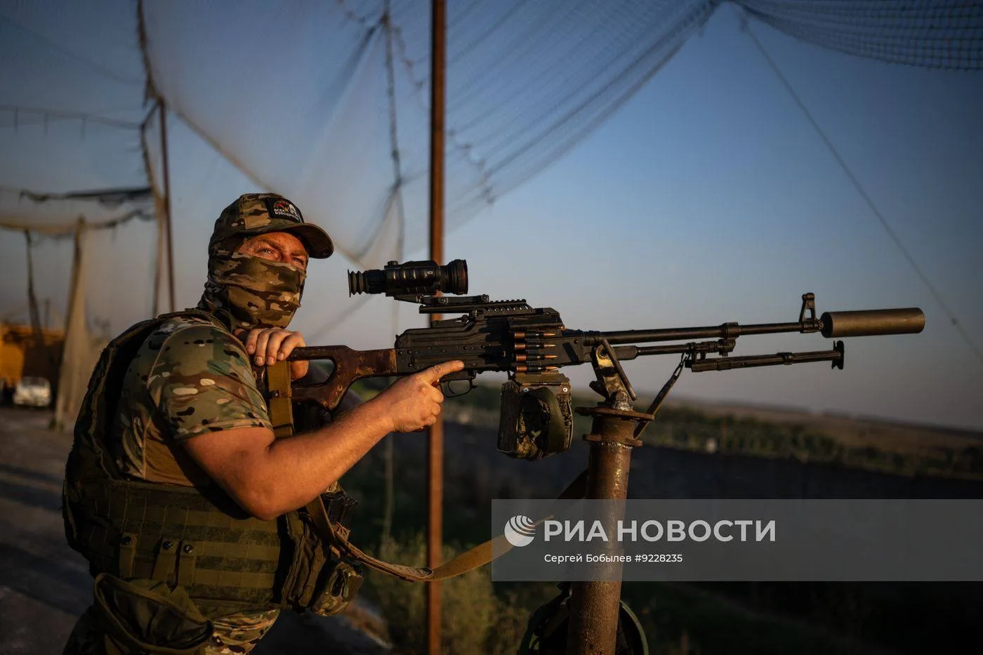 Боевая работа МОГ сводно-артиллерийской группы «Пресса» СпН «Ахмат», действующей в составе ГВ «Север» в приграничье