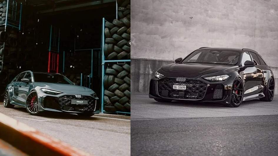 Audi RS 5 Avant 2026 с гибридом 630 л.с. и дисками Vossen для Европы