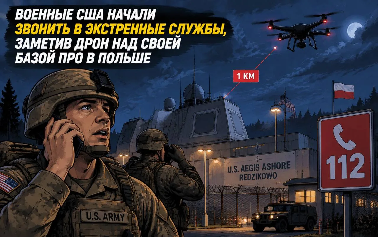 Беспилотник заметили у базы ПРО США в Польше: военные испугались