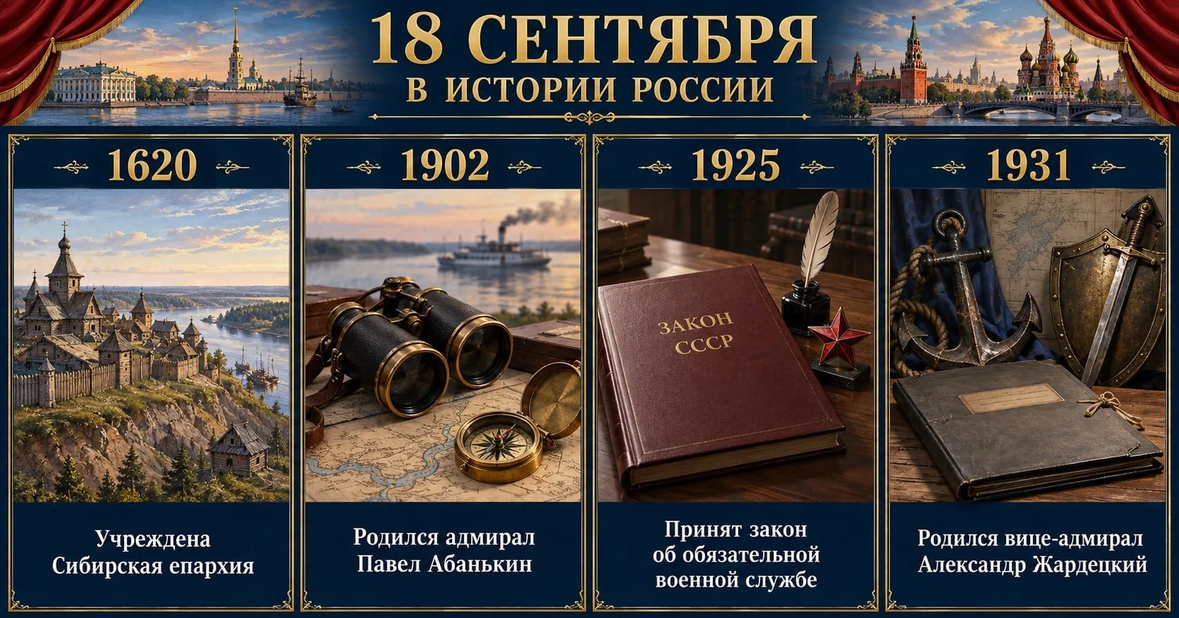 18 сентября: ключевые события в истории России, определившие её развитие