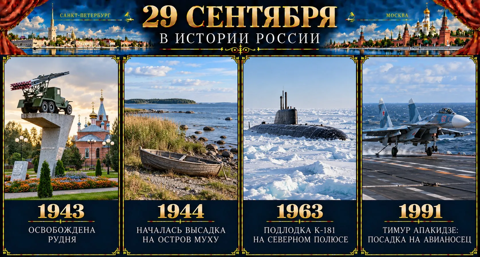 29 сентября: важные события, повлиявшие на развитие России