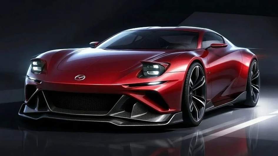 Mazda RX-7 возвращается в новом облике: виртуальный концепт с LED-фарами и агрессивным дизайном