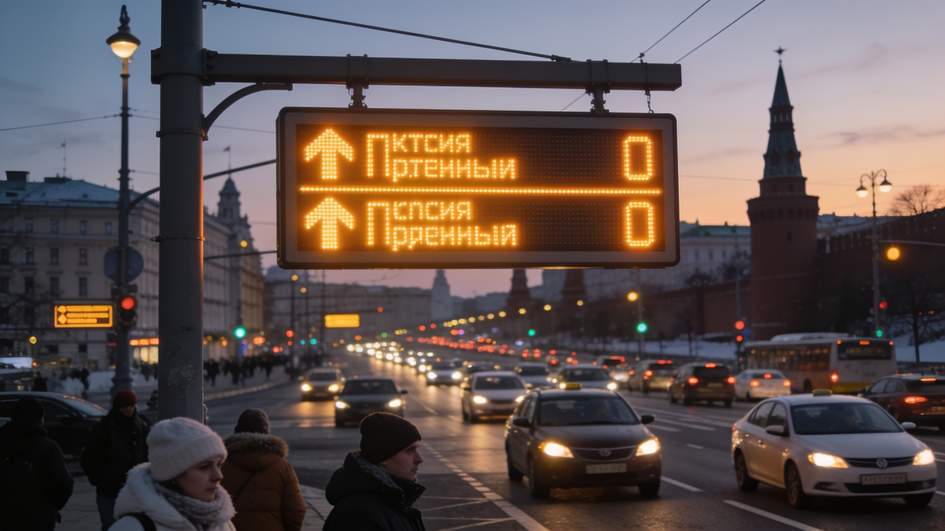 В Москве появились светящиеся дорожные знаки: что изменится на Тверской