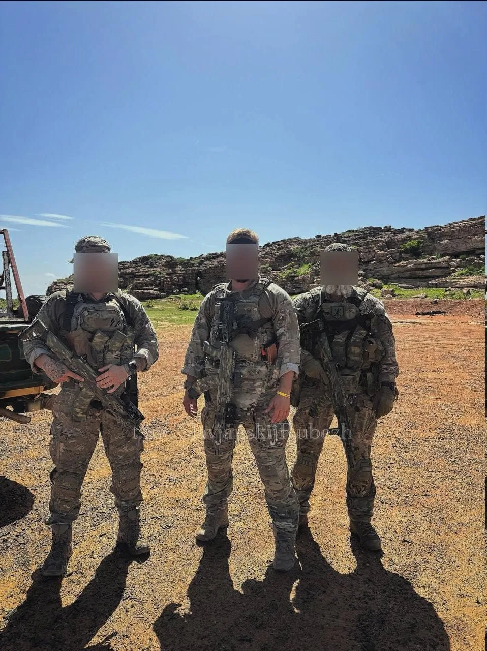 Сокращенные АК-15К в калибре 7,62-мм на вооружении солдат «Африканского корпуса»