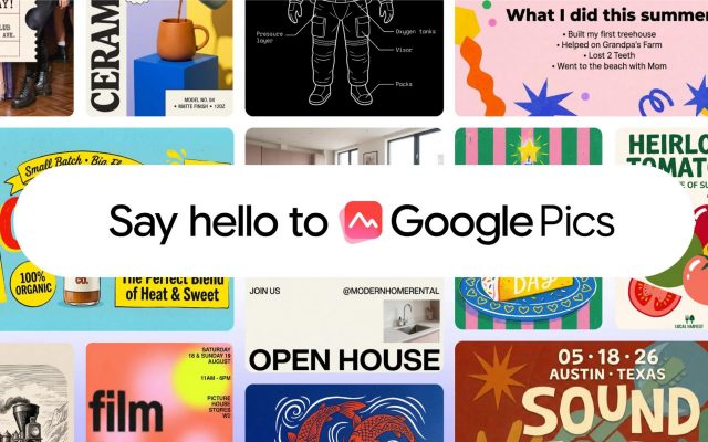 Google запускает новый инструмент Pics для создания и редактирования изображений в Workspace