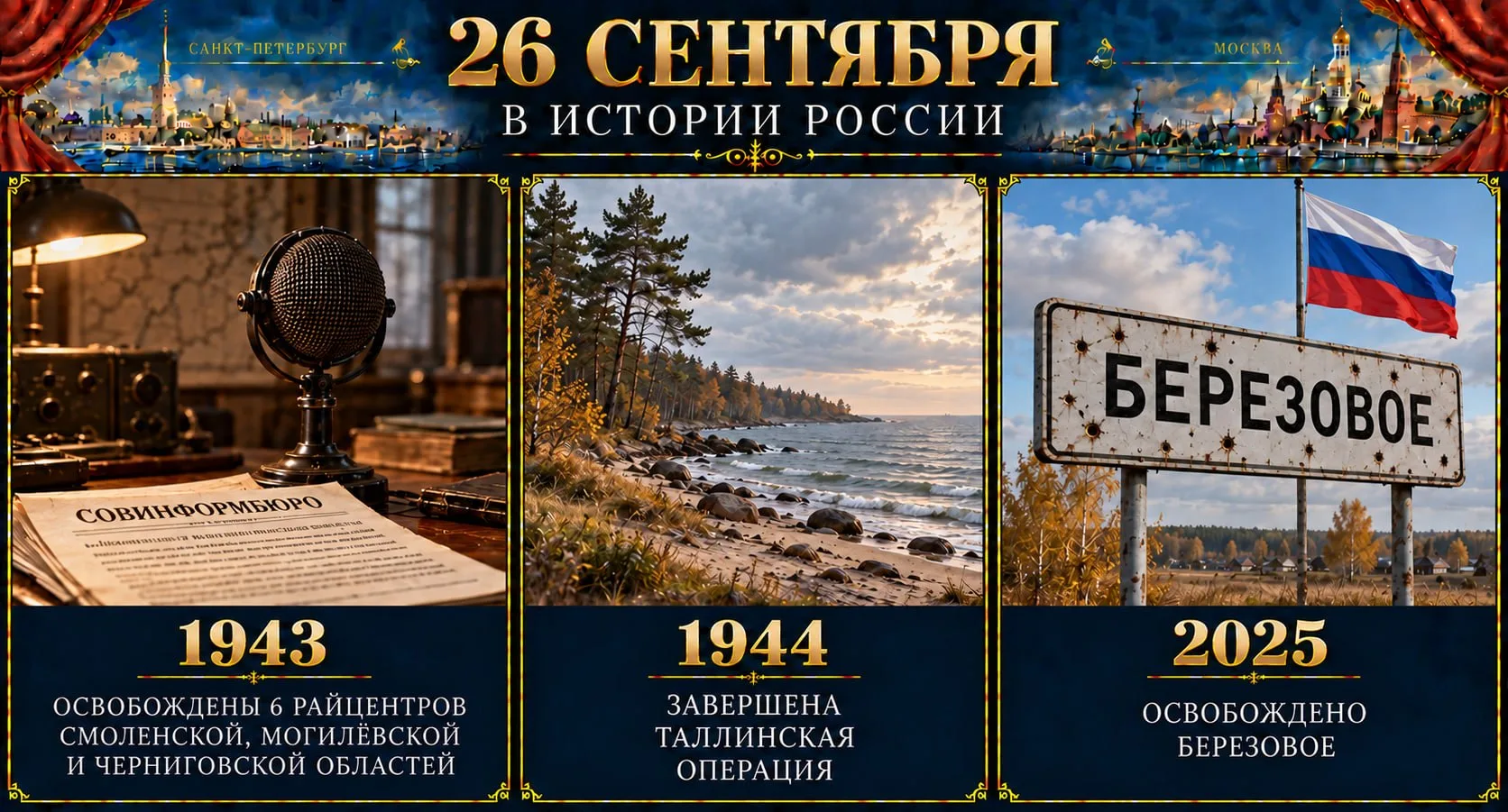 26 сентября: важные события, определившие развитие страны и её исторический путь