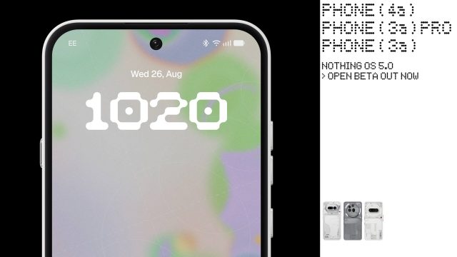 Бета-версия Nothing OS 5.0 вышла для Phone (4a) | DGL.RU