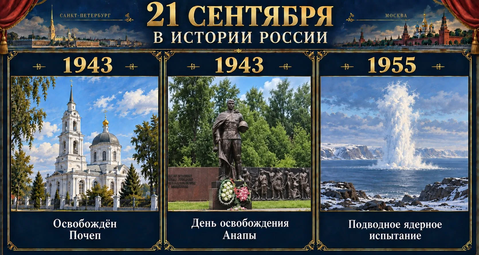 21 сентября: ключевые события, оставившие след в истории России
