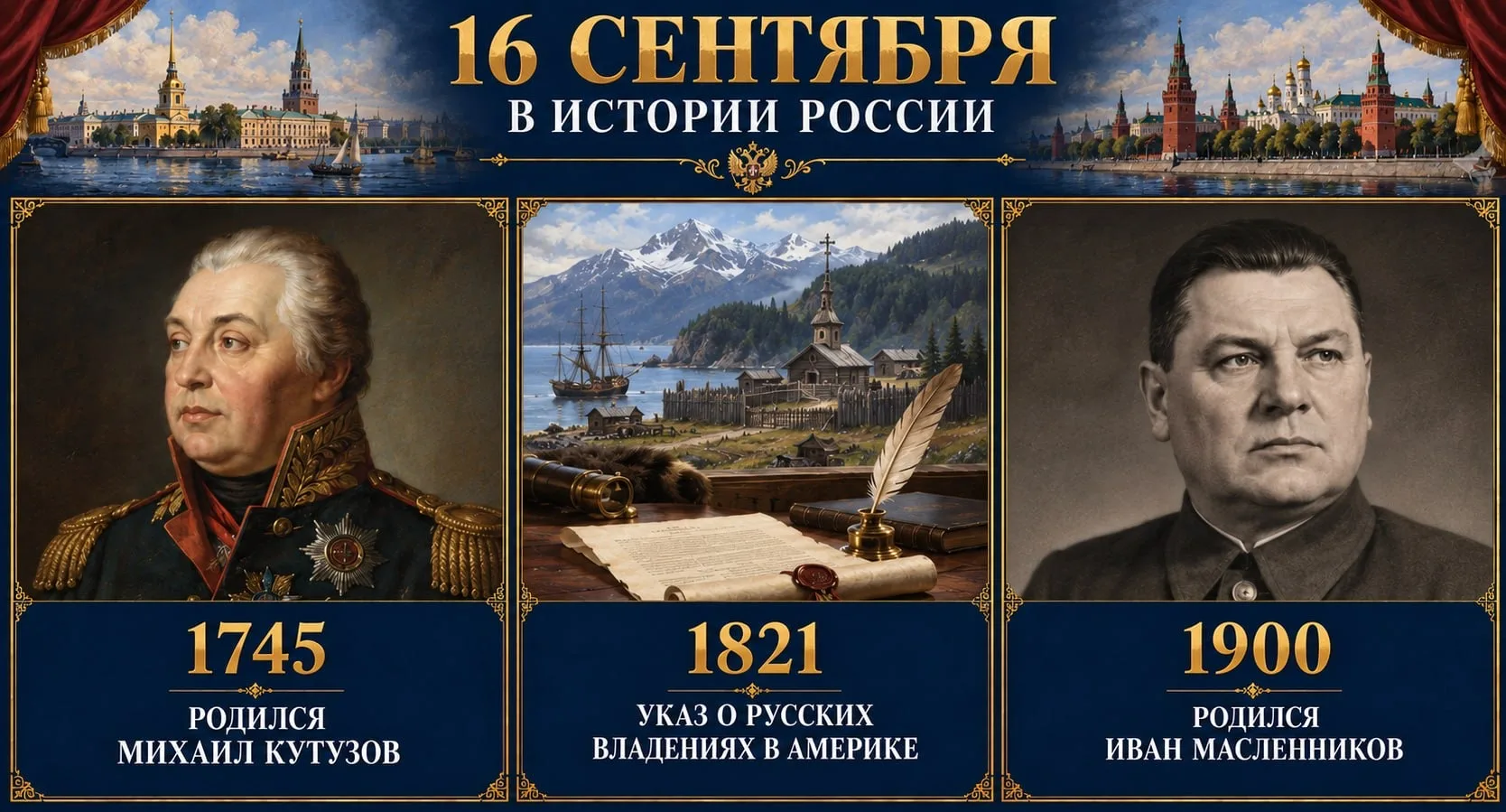16 сентября: ключевые события, изменившие ход российской истории