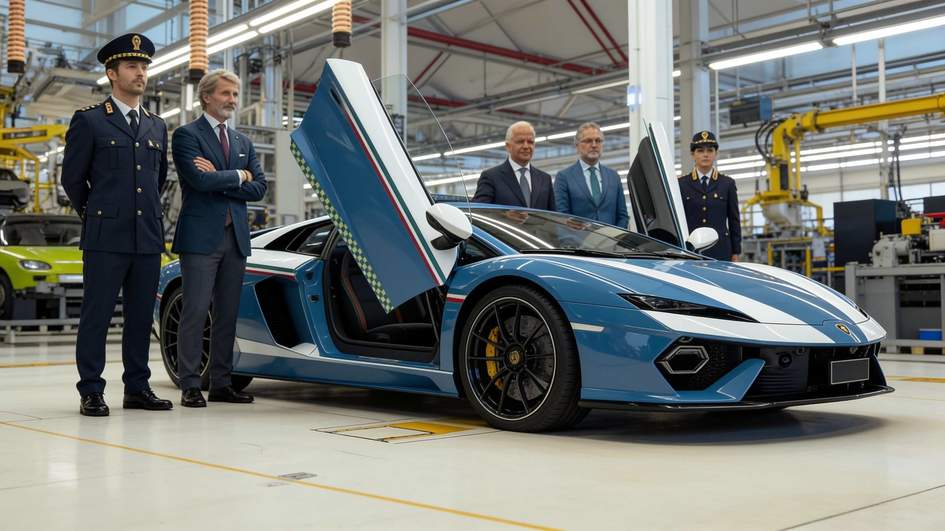 Lamborghini Temerario Polizia: гибридный суперкар для спасения жизней, а не для погонь