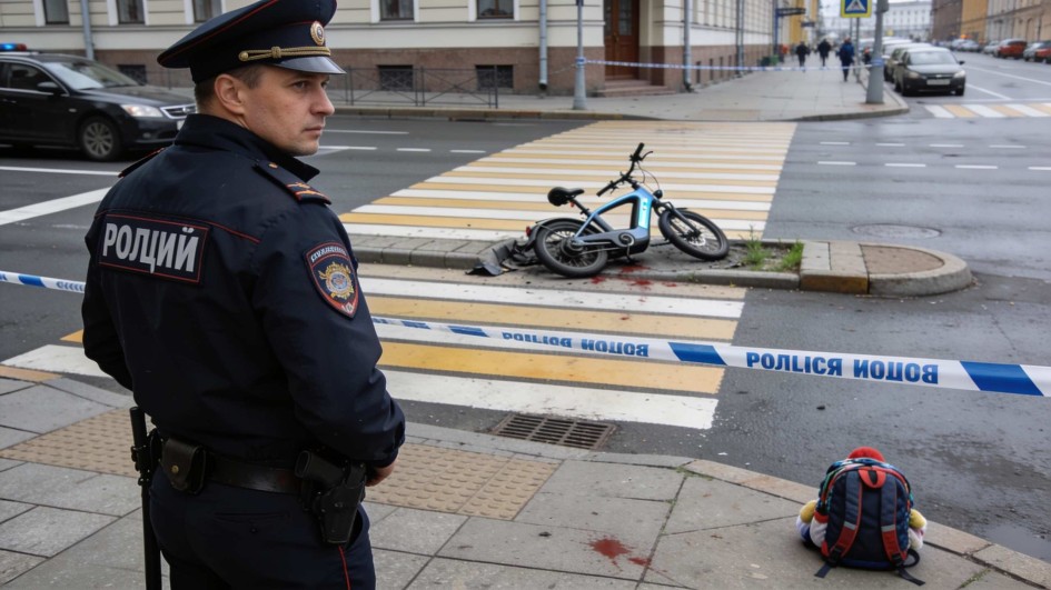Байкер на электровелосипеде сбил школьницу на Московском проспекте и скрылся