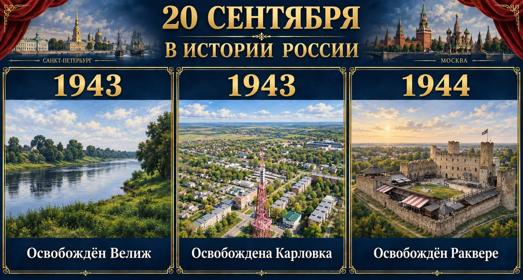 20 сентября: ключевые события, изменившие ход российской истории