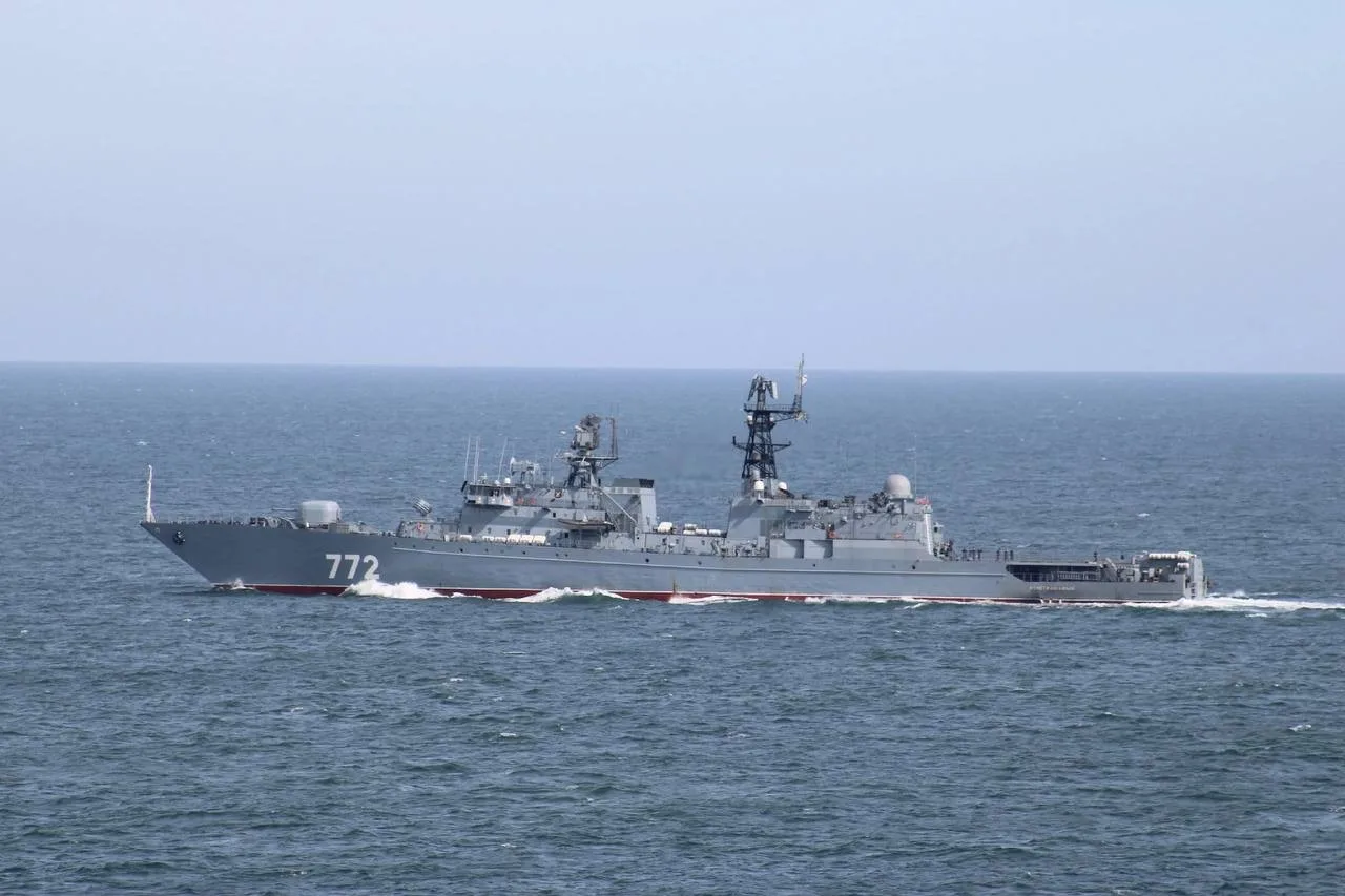 Современные изображения с СКР «Неустрашимый» проекта 11540 (772) БФ, находящегося на службе в Северном море, сентябрь 2026