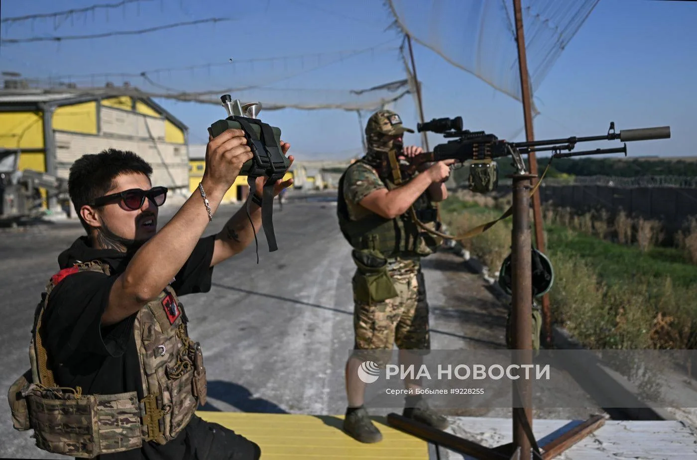Боевая работа МОГ сводно-артиллерийской группы «Пресса» СпН «Ахмат», действующей в составе ГВ «Север» в приграничье