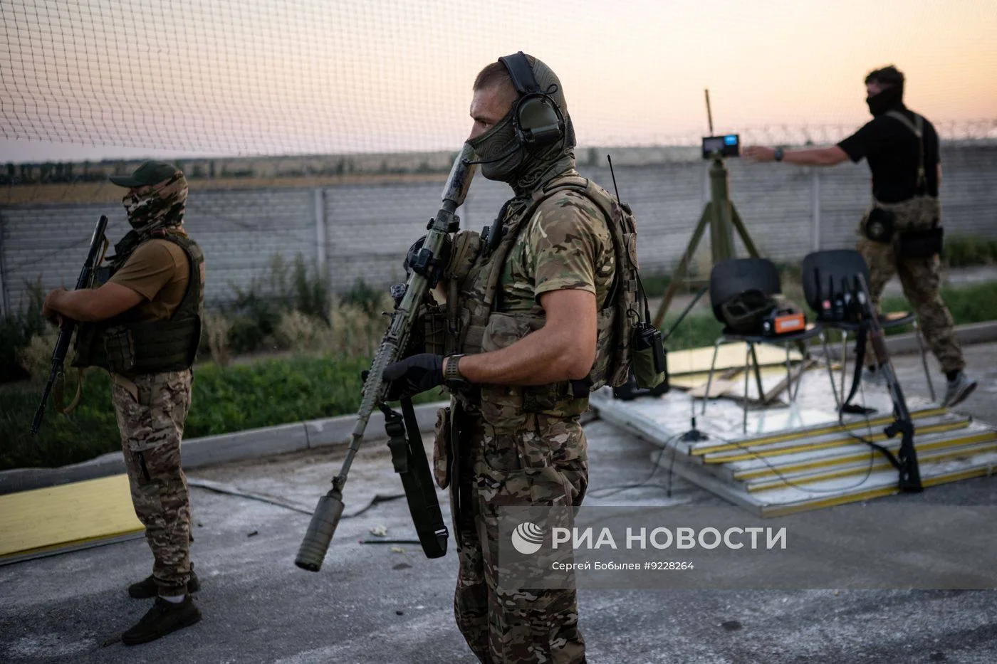 Боевая работа МОГ сводно-артиллерийской группы «Пресса» СпН «Ахмат», действующей в составе ГВ «Север» в приграничье