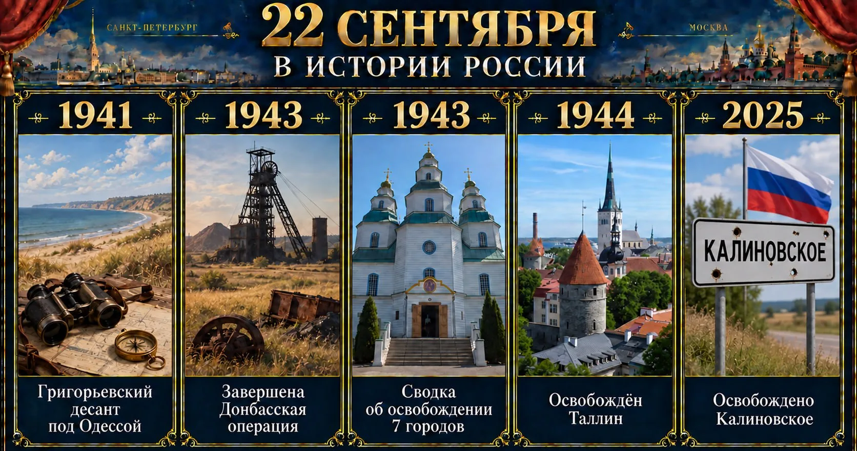 22 сентября: ключевые события, оставившие след в истории России