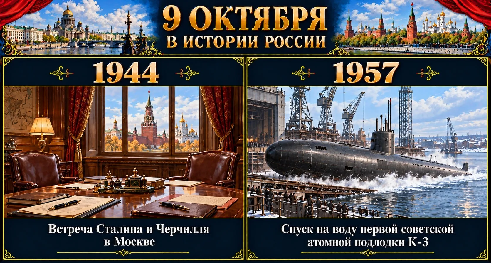 9 октября: значимые события, изменившие ход российской истории
