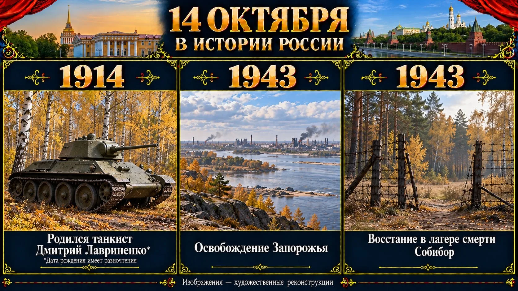 14 октября: значимые события и перемены в истории России