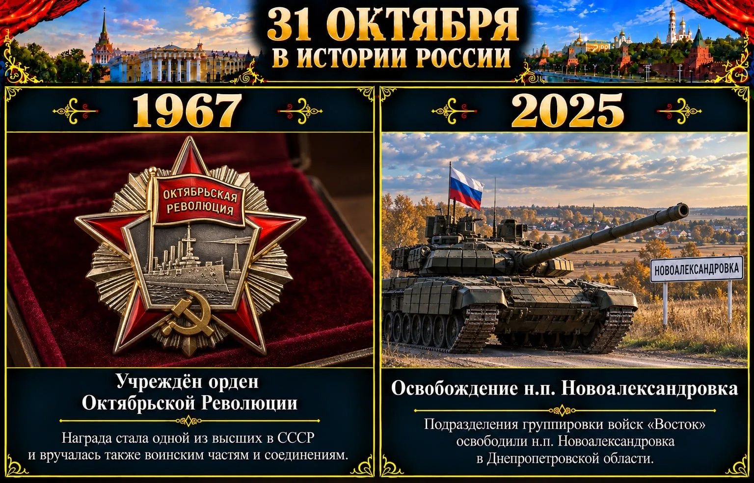 31 октября: важные события, изменившие ход российской истории