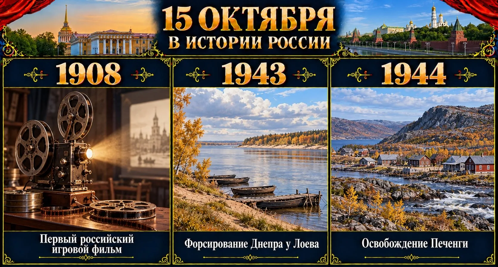 15 октября: ключевые события, изменившие ход российской истории
