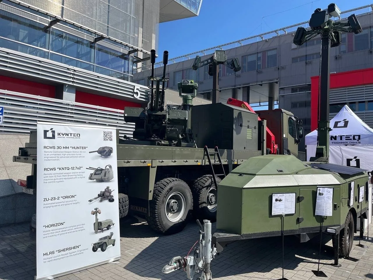 Чешская KYNTEQ представила инновационную противодроновую систему на выставке в Польше