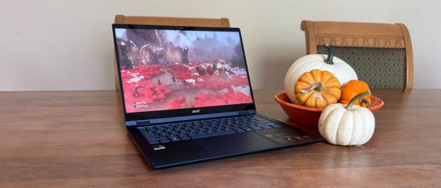 Acer Swift Spin 14 AI: новый стандарт производительности и автономности в ноутбуках