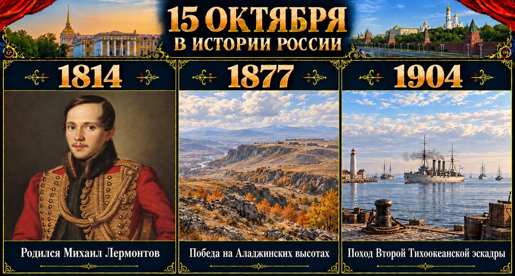 15 октября: ключевые события, изменившие ход российской истории