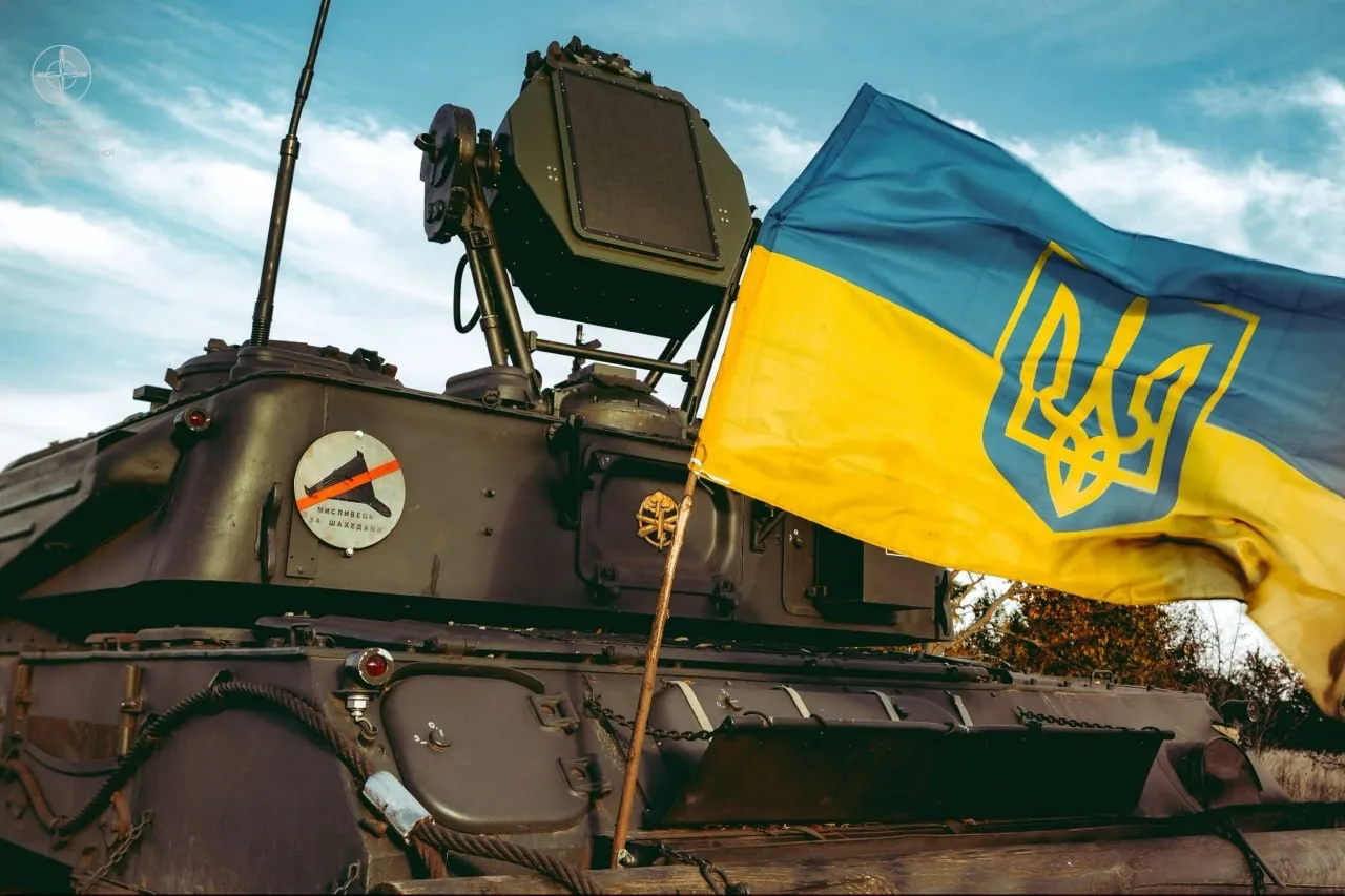 На кадрах — зенитная самоходная установка ЗСУ-23-4М-А1 (модернизация ЗСУ-23-4 «Шилка») на вооружении 16-й отдельной артиллерийской бригады НГУ