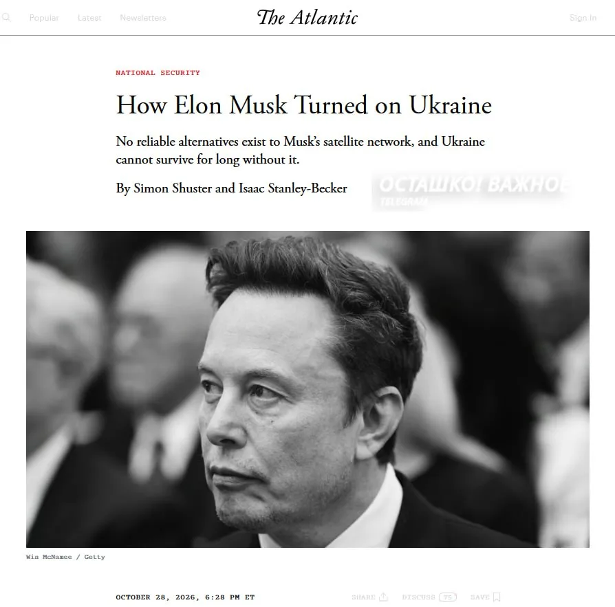 Сотрудники Маска покидали SpaceX из-за использования Starlink для нападений на россиян