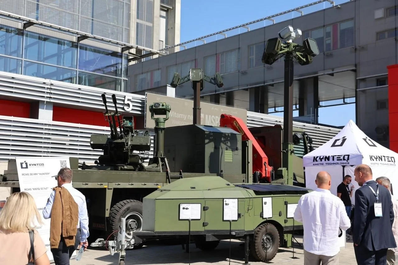 Чешская KYNTEQ представила инновационную противодроновую систему на выставке в Польше
