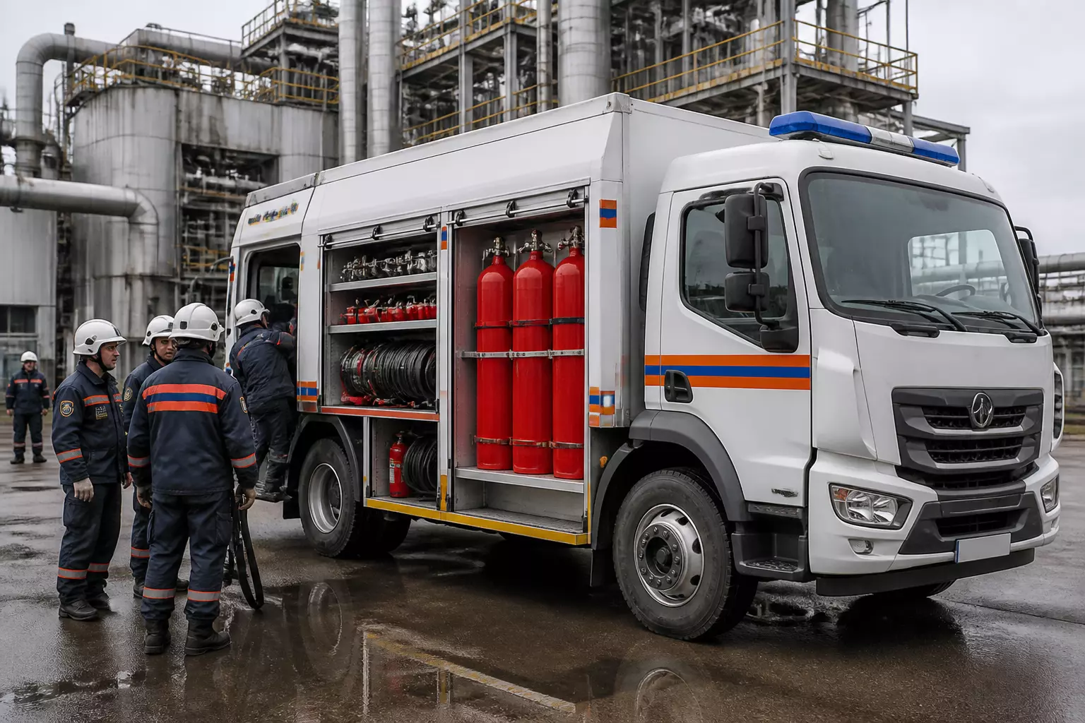 Как работает новый АГТ-1 на базе «Валдай 12» и почему газовое тушение становится важнее огня