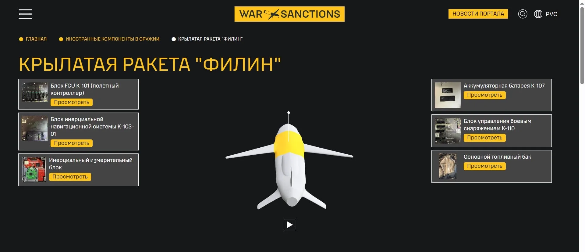 Новая российская крылатая ракета «Филин»